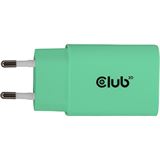 Club 3D Lifestyle Ladegerät USB-C 30Watt, 2Stk grün retail Club 3D Lifestyle Ladegerät USB-C 30Watt, 2Stk grün retail