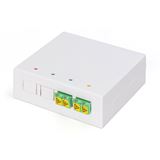 Digitus FTTH Geh&auml;use mit 2 x LC/APC DX Kupplung mit Shutter