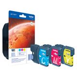 Brother Patrone LC-1100HYRBWBP Rainbow mit Security-Tag