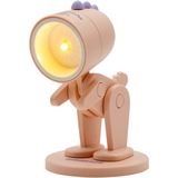 Realpower LED-Tier Taschenlampe Pink dino mit Sockel