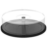 MediaRange Spindel für 3000 Dics tranparent mit schwarzem Bo MediaRange Spindel für 3000 Dics tranparent mit schwarzem Bo