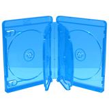 MediaRange BD-Leerhülle für 6 Discs 22mm blau