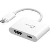 J5CREATE USB-C TO 4K HDMI ADAPTER WITH POWER DELIVERY