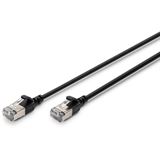 (&euro;9,80*/1m) 0.50m Digitus Cat. 6a Patchkabel Slim RJ45 Stecker