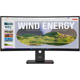 34" (86,36cm) Lenovo ThinkVision T34WD-40 schwarz 3440x1440