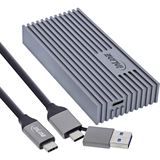 InLine USB4-Gehäuse, USB-C zu M.2 NVMe SSD, 40Gb/s, Aluminium InLine USB4-Gehäuse, USB-C zu M.2 NVMe SSD, 40Gb/s, Aluminium