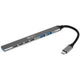 BakkerElkhuizen USB-C Hub 7-in-1 (3A+4C) retail