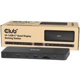 Club3D USB-C 14in1-Dock>2xDP2.1/2xHDMI/3xUSB-C 4K60Hz PD100W retail Club3D USB-C 14in1-Dock>2xDP2.1/2xHDMI/3xUSB-C 4K60Hz PD100W retail