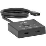 Club3D USB-C Switch 21 10Gbps + 100W PD St/Bu retail