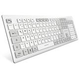 Sharkoon OfficePal K30W DE Layout Rubberdome wei&szlig;