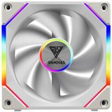 120x120x30mm Gamdias Lüfter ARGB PWM AEOLUS P2-1201 Weiß 120x120x30mm Gamdias Lüfter ARGB PWM AEOLUS P2-1201 Weiß