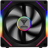 120x120x30mm Gamdias Lüfter ARGB PWM AEOLUS P2-1201 schwarz etail 120x120x30mm Gamdias Lüfter ARGB PWM AEOLUS P2-1201 schwarz etail