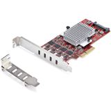 STARTECH 4-PORT USB-C 10GB PCIE CARD USB-C 3.2 10GBPS PCI EXPRESS TAA