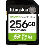 256GB Kingston Card SDXC Canvas Plus Gen3 C10 retail