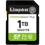 1TB Kingston Card SDXC Canvas Plus Gen3 C10 retail