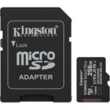 256GB Kingston MicroSD Card SDXC Canvas+ Gen3 mit Adapter retail 256GB Kingston MicroSD Card SDXC Canvas+ Gen3 mit Adapter retail