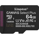 64GB Kingston MicroSD Card SDXC Canvas+ Gen3 ohne Adapter retail 64GB Kingston MicroSD Card SDXC Canvas+ Gen3 ohne Adapter retail