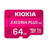 64GB KIOXIA Exceria Plus G2 R100/W65 microSD