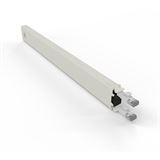 Patchbox Kassette Cat 6A 8HE STP 0,8m wei&szlig;