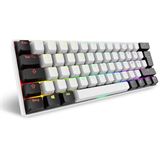 Sharkoon Gaming Tastatur Skiller SGK50S4 Gen2 wei?-gelb RGB