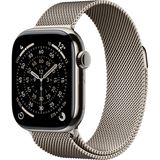 Apple Watch S11 2025 Titan Natur Cellular 42mm (Milanaise Armband Apple Watch S11 2025 Titan Natur Cellular 42mm (Milanaise Armband