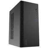 MSI PRO Shield M100P Mini Tower ohne Netzteil schwarz