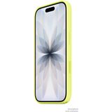 Apple Silikon Case iPhone 17 mit MagSafe (neongelb)