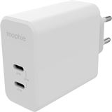 ZAGG mophie Netzteil GaN 67W 2x USB-C weiß