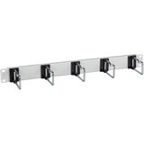 EFB Elektronik 19" 1HE Kabelf&uuml;hrungspanel,5x