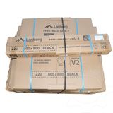 Lanberg 19" 22U 800x800 freistehender LCD-Schrank Glast&uuml;r sw