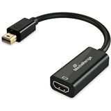 0.20m MediaRange Mini DisplayPort zu HDMI Konverter, sw
