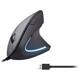 Equip Ergonomische Maus USB-A Stecker 1.80m Rechts schwarz