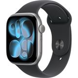 Apple Watch S11 Aluminium 46mm Space Grau (Sportarmband schwarz) M/L