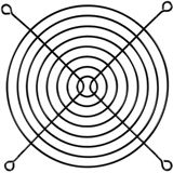 Aquatuning L&uuml;ftergitter f&uuml;r Axiall&uuml;fter f&uuml;r 140mm