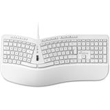 MediaRange kabelgeb. ergonomisch Multimedia Tastatur,1.8m