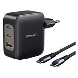 Intenso Power Adapter 100 watt + USB-C cable 2m