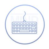 MediaRange Tastatur USB 2.0 kabelgebunden QWERTZ GR schwarz