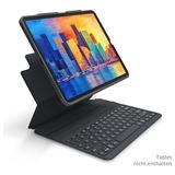 ZAGG Pro Keys Bluetooth-Keyboard f&uuml;r iPad Pro 12.9 Zoll 3./4./5./6.Gen charcoal