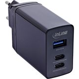 InLine 3-Port TravelCharge, 65W USB-Netzteil, 2x USB-C, 1x USB-A, InLine 3-Port TravelCharge, 65W USB-Netzteil, 2x USB-C, 1x USB-A,