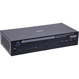 InLine KVM Switch, 4-fach, HDMI, 4K60Hz, Multiviewer, USB Hub, schwarz