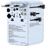 VERBATIM CHARGE 'N' TRAVEL 100W UNIVERSAL TRAVEL ADAPTER VERBATIM CHARGE 'N' TRAVEL 100W UNIVERSAL TRAVEL ADAPTER
