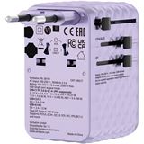 VERBATIM CHARGE 'N' TRAVEL 100W UNIVERSAL TRAVEL ADAPTER VERBATIM CHARGE 'N' TRAVEL 100W UNIVERSAL TRAVEL ADAPTER