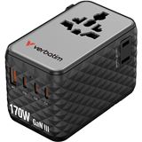 VERBATIM CHARGE 'N' TRAVEL 170W UNIVERSAL TRAVEL ADAPTER VERBATIM CHARGE 'N' TRAVEL 170W UNIVERSAL TRAVEL ADAPTER