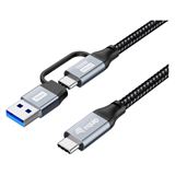 (&euro;7,95*/1m) 2.00m Equip USB-C Anschlusskabel USB 3.2 USB A + C
