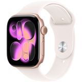 Apple Watch S11 2025 Aluminium Cellular 46mm Rosegold (Sportarmband blassrosa) S/M