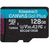 128GB Kingston Canvas Go Plus microSDXC Gen4 200R A2 U3 Single Pack 128GB Kingston Canvas Go Plus microSDXC Gen4 200R A2 U3 Single Pack