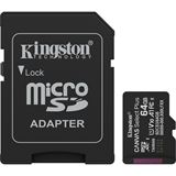 64GB Kingston Canvas Select Plus micSDXC Gen3 Bulk 100R A1 Single 64GB Kingston Canvas Select Plus micSDXC Gen3 Bulk 100R A1 Single