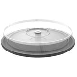 MediaRange Spindel f?r 10 Dics tranparent mit schwarzem Bode MediaRange Spindel f?r 10 Dics tranparent mit schwarzem Bode