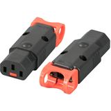 EFB Elektronik Abzugsichere Kaltger&auml;tebuchse IEC-Lock+ C13,