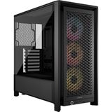 Corsair Frame 4000D RS ARGB Midi Tower ohne Netzteil schwarz,